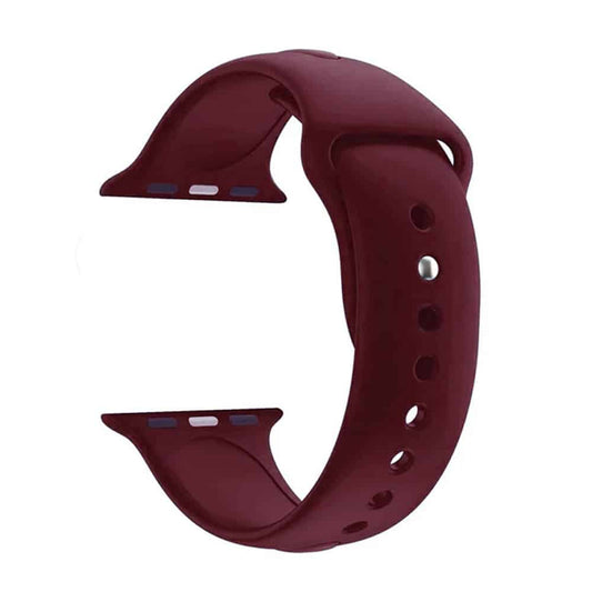 Silicone Strap for 38/40/41mm Apple Watch(M/L) - Red Wine