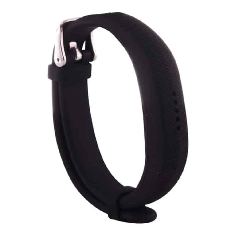 Sporty Silicone Strap for Fitbit Flex 2 Fitness Tracker- Black