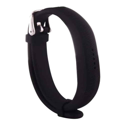 Sporty Silicone Strap for Fitbit Flex 2 Fitness Tracker- Black