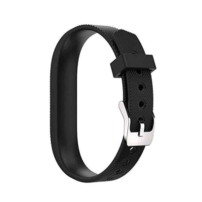 Sporty Silicone Strap for Fitbit Flex 2 Fitness Tracker- Black