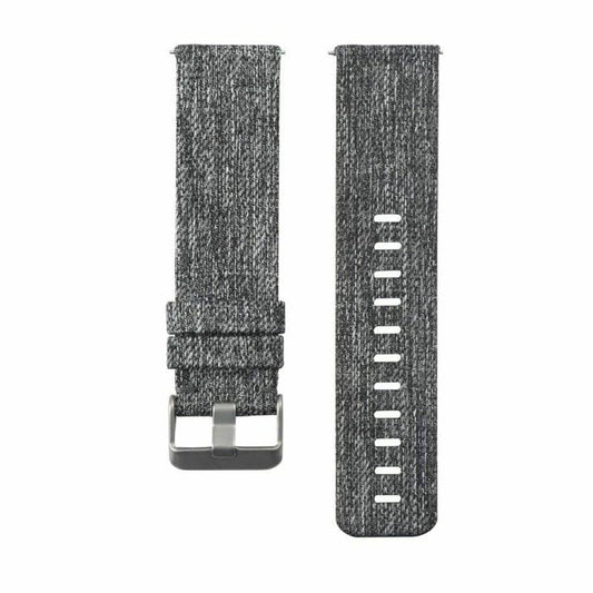 Fitbit Versa/2/Lite/SE replacement nylon strap - Black