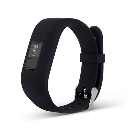 Replacement Silicone Strap for Garmin Vivofit 3/Vivofit JR- Black (Kids XS)