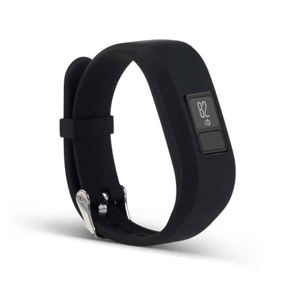 Replacement Silicone Strap for Garmin Vivofit 3/Vivofit JR- Black (Kids XS)