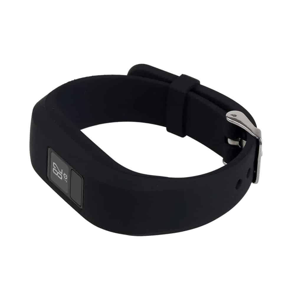 Replacement Silicone Strap for Garmin Vivofit 3/Vivofit JR- Black (Kids XS)