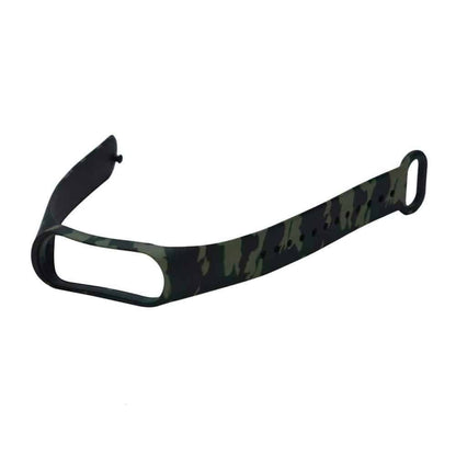 Xiaomi Mi Band 2 replacement silicone strap - Camo green