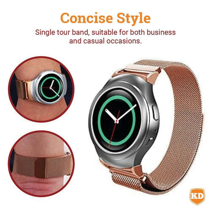 Milanese Strap for Samsung Gear S2 SM-R720- Rose Gold- M/L