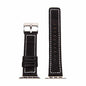 Replacement Leather Strap for 42/44/45/49mm Apple Watch- Black