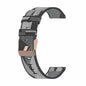 18mm Garmin Vivomove 3S/Vivoactive 4S nylon strap - Grey strips