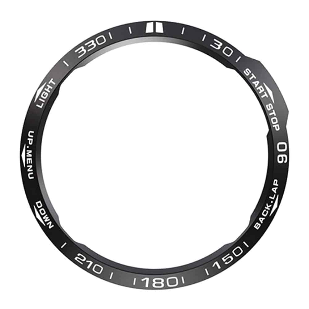 Garmin Fenix 6X stainless-steel watch bezel - Black