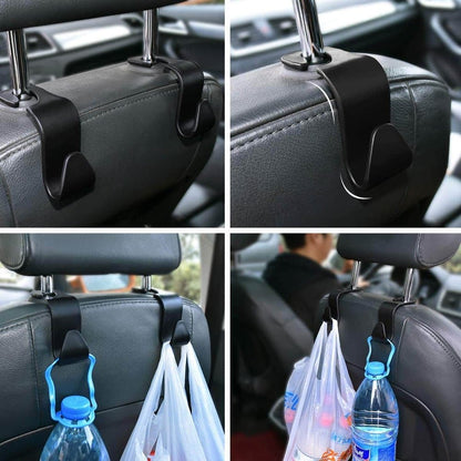 Car Seat Headrest Hook Storage Hanger Holder Organizer- 4 Set
