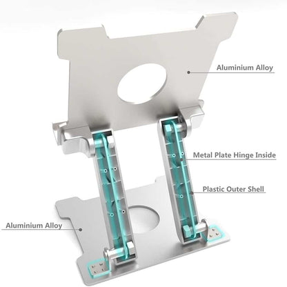 Adjustable Eye-level Aluminium Tablet Holder Stand - up to 15"