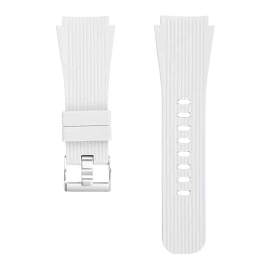 22mm Silicone Strap For Samsung Galaxy SM-R810- White (S/M)