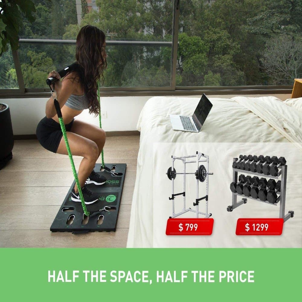 Full Body Portable Home Gym Resistance Exercise Workout System