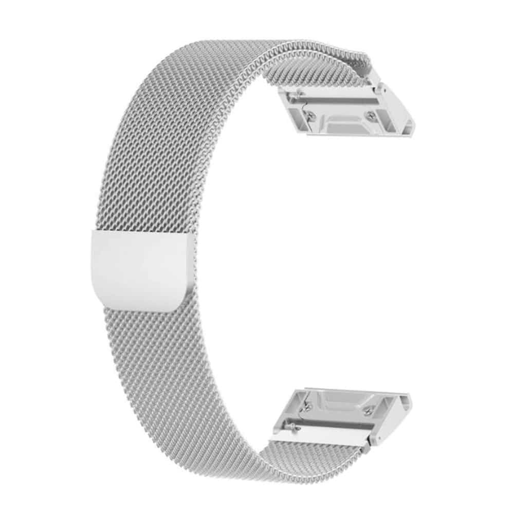 20mm Stainless Steel Milanese Strap for Garmin Fenix 5S-Silver