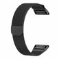 Garmin Fenix Quickfit 5/6/Plus/935 Milanese steel strap - Black