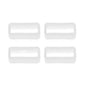 Watch 20MM Silicone Strap Band Saver 4pc - White