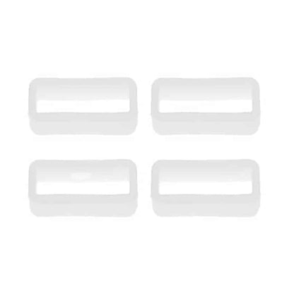 Watch 20MM Silicone Strap Band Saver 4pc - White
