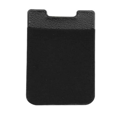 Adhesive RFID Blocking Lycra Wallet for iPhone/Smartphone- Black