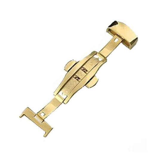 20mm stainless-steel deployment clasp for watch strap - Gold