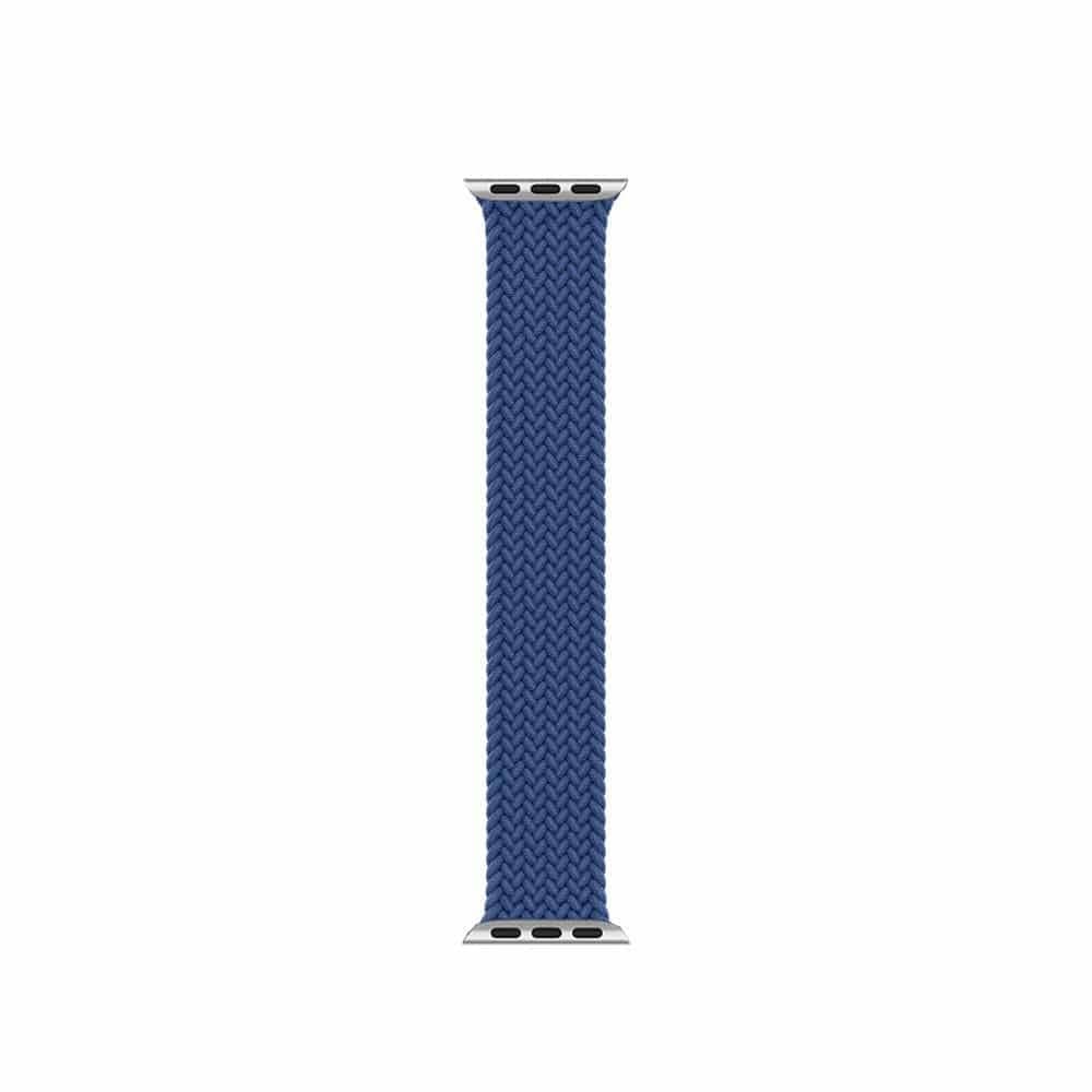 Elastic Nylon Strap for 42/44/45/49mm Apple Watch (160mm)- Blue
