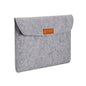 MacBook suede & felt protective laptop sleeve - Light grey (13 inch)