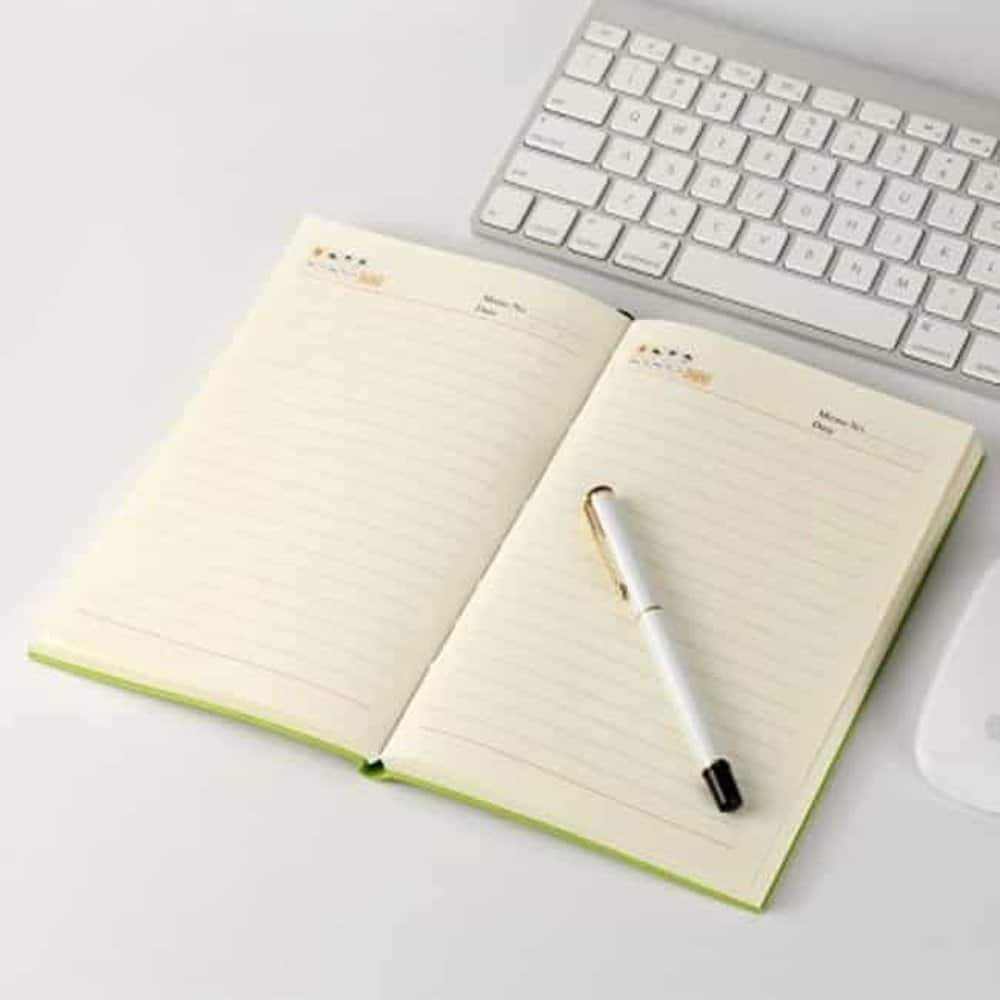 Writing Diary Vegan PU Leather Bound Journal Notepad Set x3