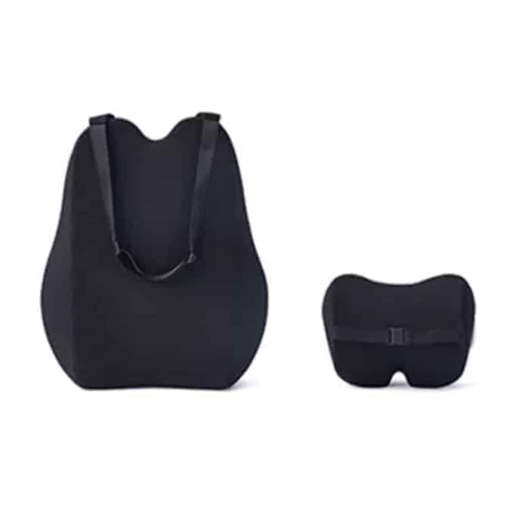 Car Travel Memory Foam Neck / Lower Back Support Cushions