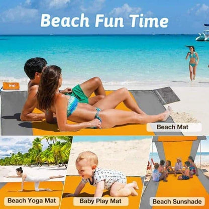 Camping Sand-Free Waterproof Beach Blanket 2m x 2.5m