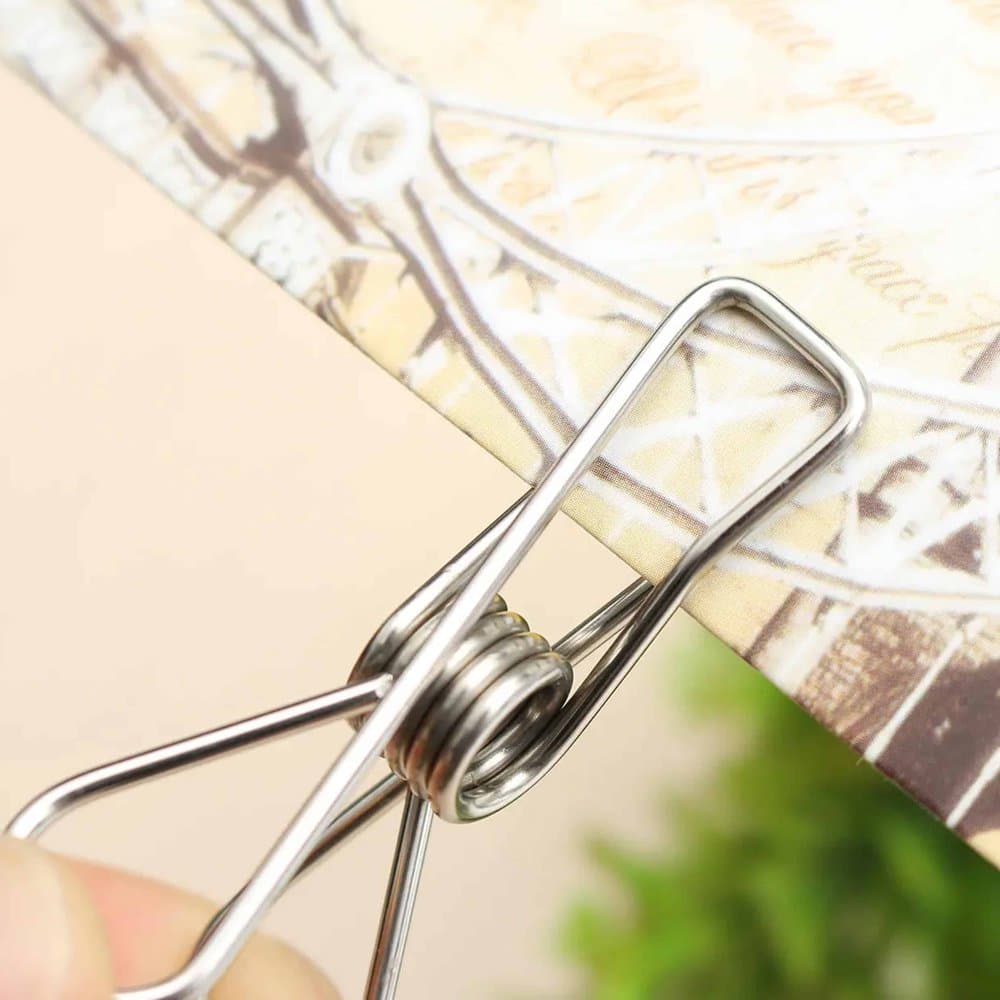 Laundry Hanging & Drying Washing Stainless-Steel Pegs x20