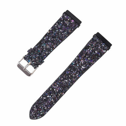 Leather Strap for Fitbit Versa - Black