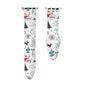 Silicone Strap for 38/40/41mm Apple Watch- White Christmas