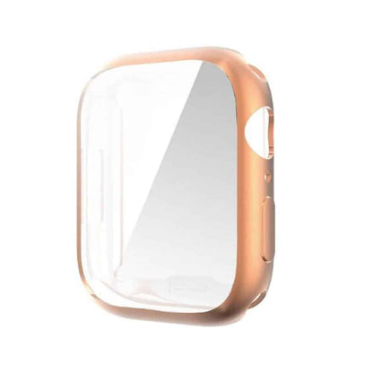 Protective frame case for Apple iWatch 7 (45mm) - Rose Gold