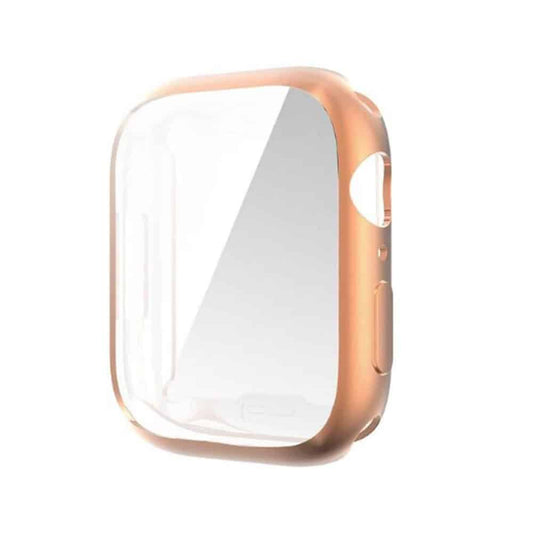 Protective frame case for Apple iWatch 7 (45mm) - Rose Gold