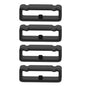 Watch 22MM Silicone Strap Band Saver 4pc - Black
