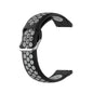 Silicone Band for Fitbit Versa/2/Lite Blaze(23mm) - Black+Grey