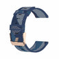Nylon Band for Fitbit Versa/2/Lite Blaze - Navy stripe