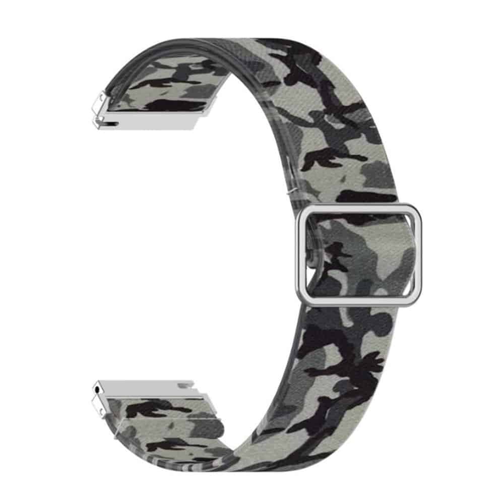 20mm Nylon Band for Galaxy watch 3/Active/2/ Gear s2/Sport - Camo Grey