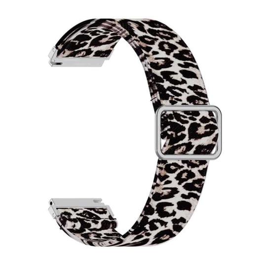 20mm Nylon Band for Galaxy watch 3/Active/2/ Gear s2/Sport - Leopard