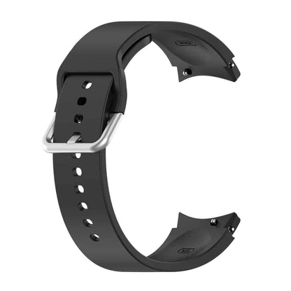 Silicone Band for Samsung Galaxy Watch 4 40mm/44mm (S/M) - Black
