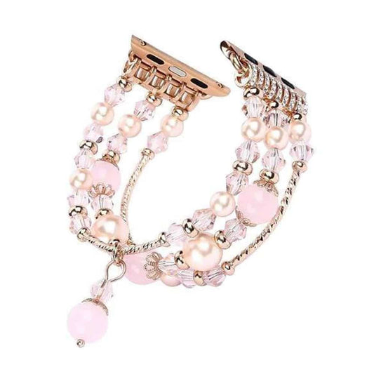 Pearl Beaded Bracelet for 42/44/45/49mm Apple Watch - Pink