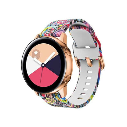 Universal Replacement Infinite Illusion Silicone Strap 19mm - Colorful jellyfish