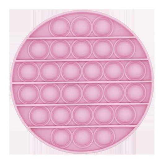 Sensory Stress-Relief Fidget Silicone Bubble Pop Toy/Game - Pink