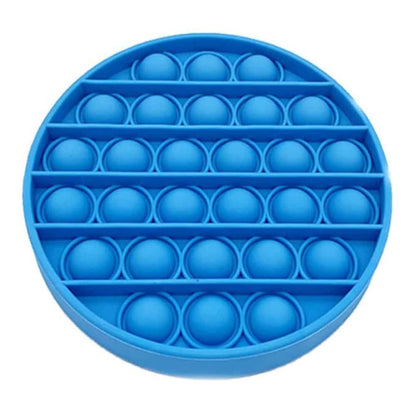 Sensory Stress-Relief Fidget Silicone Bubble Pop Toy/Game - Blue