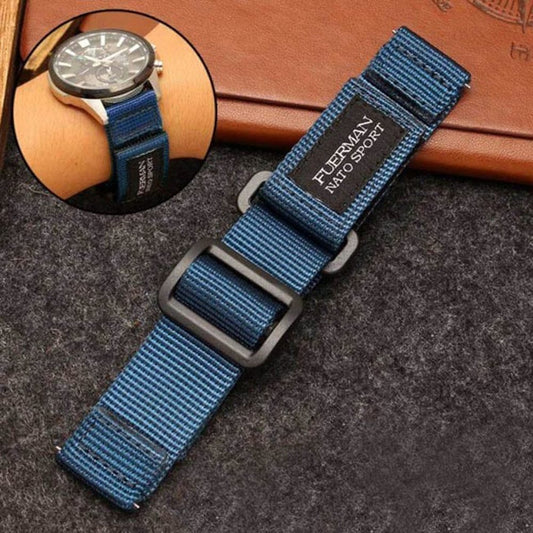Universal Nylon Replacement Strap 20mm - Dark Blue
