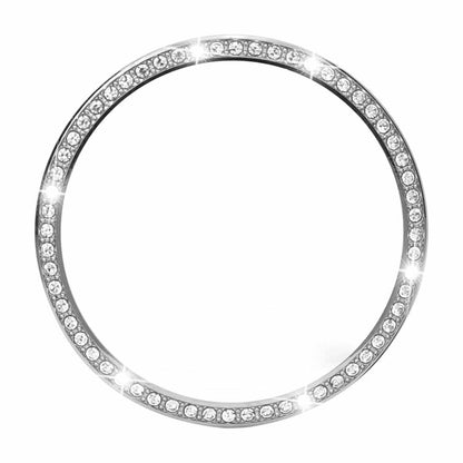 Crystal Bezel Ring for Samsung watch 46mm - Silver
