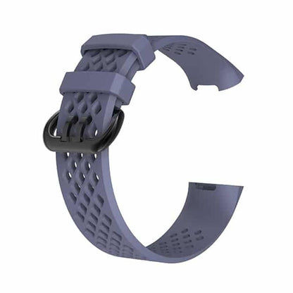 Silicone Strap for Fitbit Charge 3/4 M/L - Grey 22mm