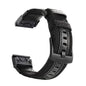 Quick Fit 26mm NOTA Nylon Durable Sweatproof Watch Band Strap for Garmin Fenix 5X/5X Pus/Fenix 3/3 HR/D2/Descent Mk1 - Black