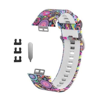 Silicone Band for Huawei Watch Fit - Peacock