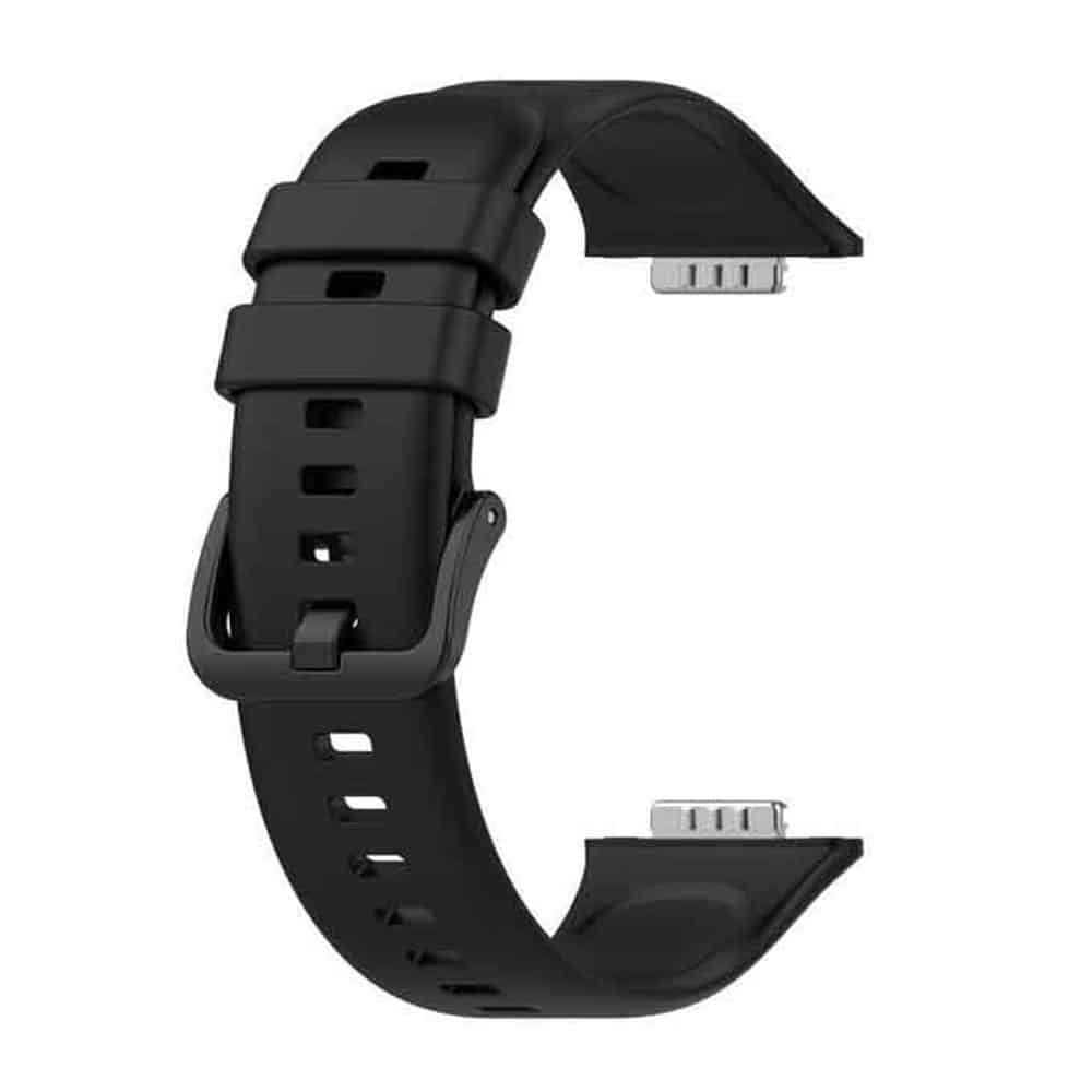 Silicone strap for huawei fit 2/huawei watch fit2 active/huawei watch fit2 classic/huawei watch fit2 Elegant - Black