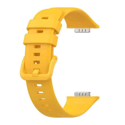 Silicone strap for huawei fit 2/huawei watch fit2 active/huawei watch fit2 classic/huawei watch fit2 Elegant - Yellow